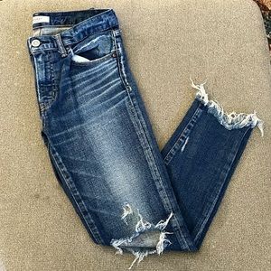 Moussy Vintage Destroyed Distressed Denim Jean